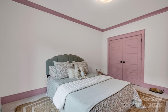 14105 Ryker Way, Davidson, NC 28036 - bedroom featuring carpet floors and a closet