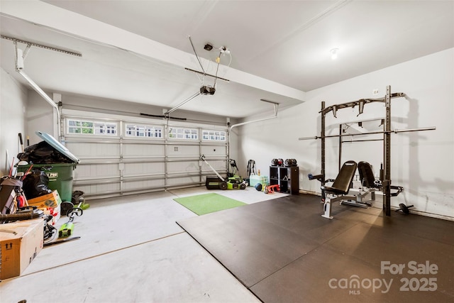 1022 Hinson Forest Rd, Monroe, NC 28110 - garage with a garage door opener