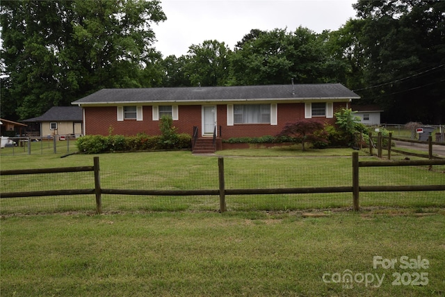 908 Ravendale Dr, Charlotte, NC 28216 - ranch-style house with brick siding