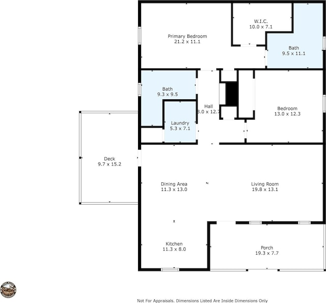 125 Woodland Cir, Rutherfordton, NC 28139 - floor plan / room layout