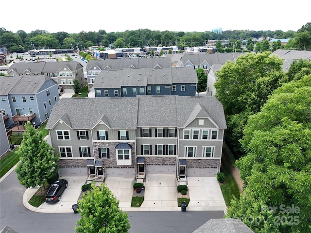 1839 Shumard Ln, Charlotte, NC 28205 - aerial view of residential area