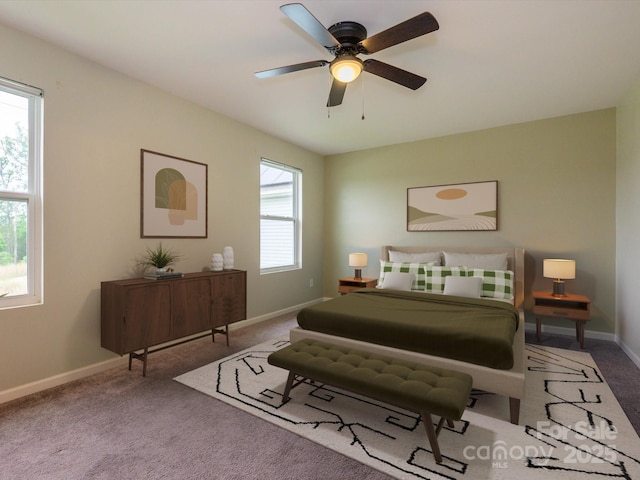 13022 Hill Pine Rd, Midland, NC 28107 - carpeted bedroom with baseboards and ceiling fan