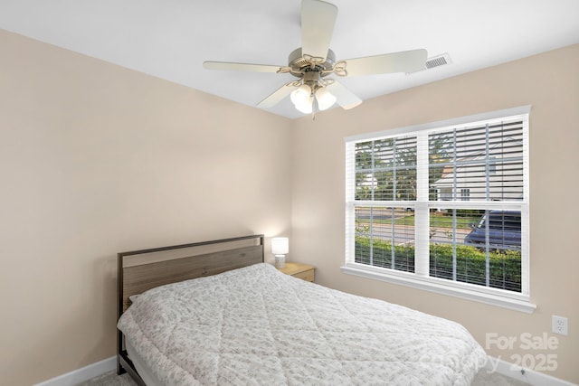 1907 Sandal Brook Rd, Fort Mill, SC 29707 - carpeted bedroom featuring baseboards and a ceiling fan