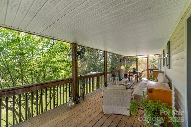 54 Donna Ln, Alexander, NC 28701 - wooden deck featuring outdoor dining space