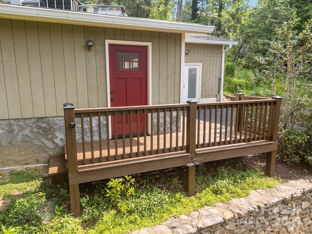 17 Laurel Rd, Arden, NC 28704 - entrance to property featuring a deck