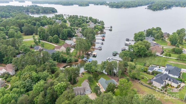 9372 Island Point Rd, Sherrills Ford, NC 28673 - aerial overview of property's location with a large body of water and nearby suburban area