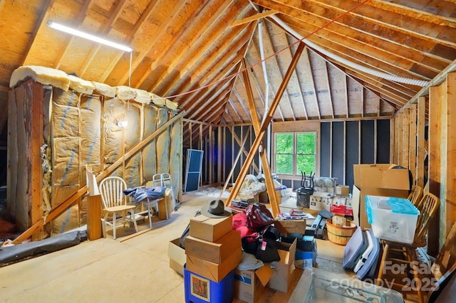 7725 Whitmire Ln, Mint Hill, NC 28227 - view of unfinished attic