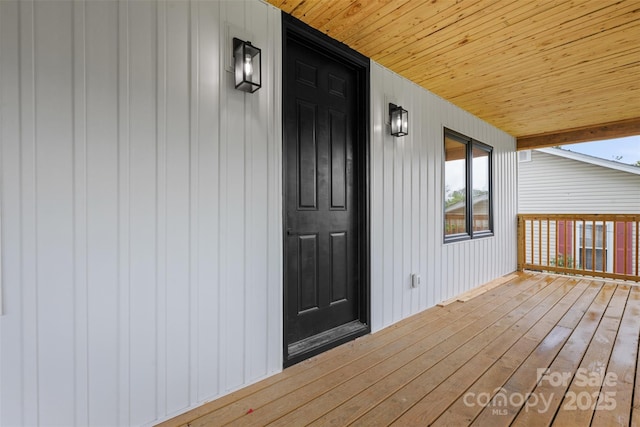1076 W Henderson St, Marion, NC 28752 - view of wooden deck