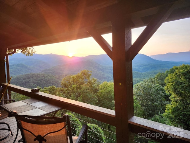 260 Smoky View Dr, Bryson City, NC 28713 - view of mountain background