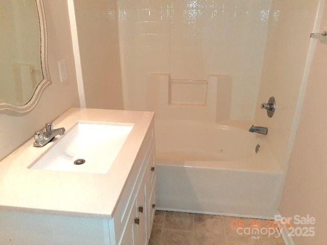 13441 Calloway Glen Dr, Charlotte, NC 28273 - full bath with vanity, bathing tub / shower combination, and tile patterned flooring