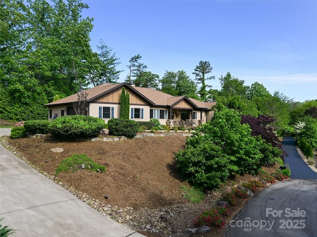 110 Village Pointe Ln, Asheville, NC 28803 - view of front of house with board and batten siding