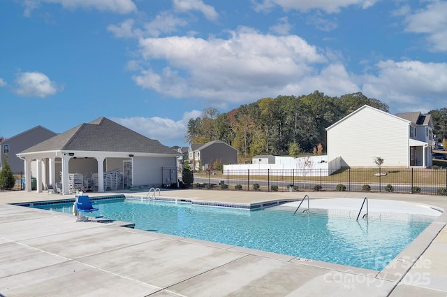 427 Carolina Hemlock Dr, Locust, NC 28097 - community pool featuring a patio area