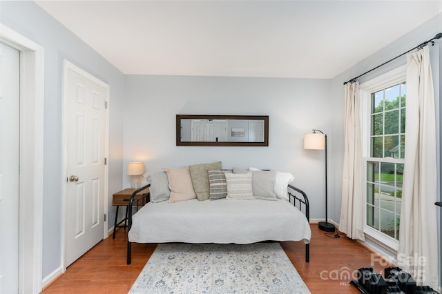 8624 Canter Post Dr, Charlotte, NC 28216 - bedroom with wood finished floors and baseboards