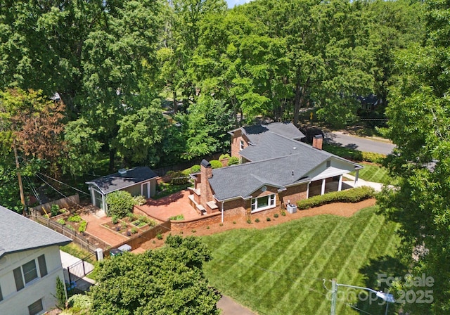 1226 Tarrington Ave, Charlotte, NC 28205 - aerial view of property and surrounding area