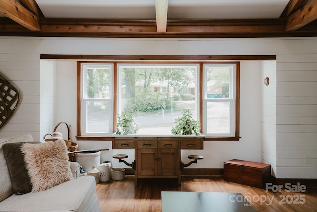 1226 Tarrington Ave, Charlotte, NC 28205 - living area featuring wood finished floors