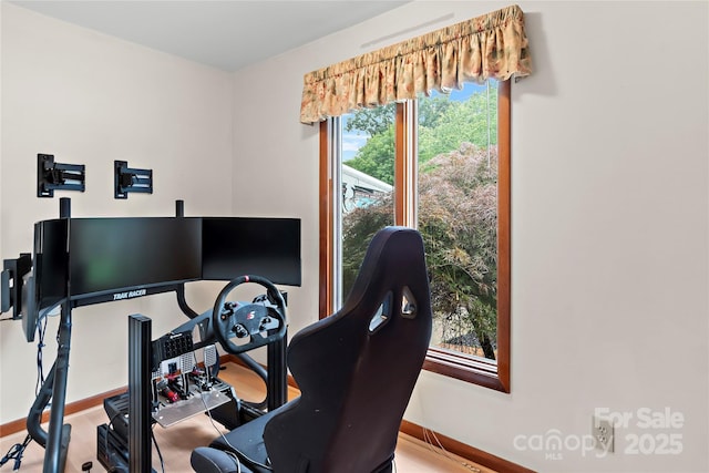 1201 Cliffspring Ct, Winston Salem, NC 27104 - office area featuring baseboards