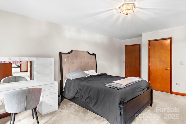 1201 Cliffspring Ct, Winston Salem, NC 27104 - bedroom with light colored carpet and baseboards