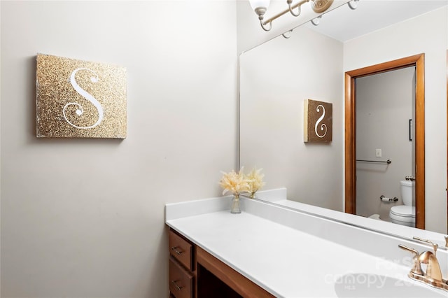 1201 Cliffspring Ct, Winston Salem, NC 27104 - bathroom featuring toilet and vanity