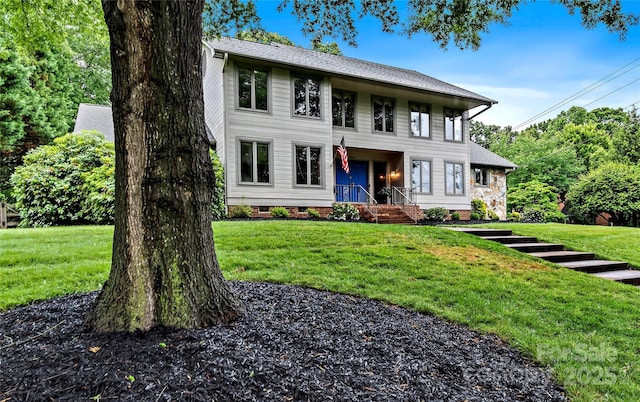 1201 Cliffspring Ct, Winston Salem, NC 27104 - colonial inspired home with a front yard