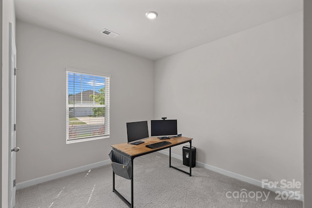1344 Sweet Pea St, Monroe, NC 28110 - carpeted home office featuring baseboards