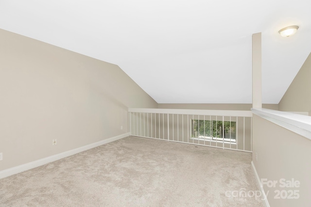 6101 Heath Ridge Ct, Charlotte, NC 28210 - bonus room featuring carpet floors, lofted ceiling, and baseboards