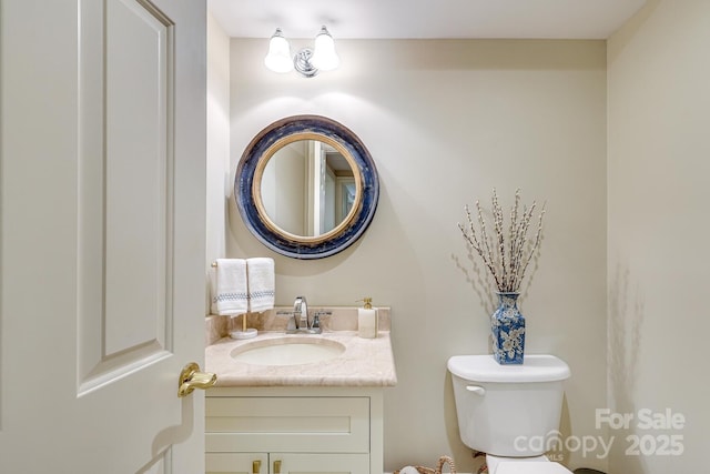 525 Queens Rd, Charlotte, NC 28207 - half bath with vanity and toilet