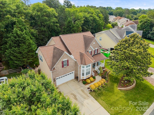10703 Back Ridge Rd, Charlotte, NC 28277 - view from above of property