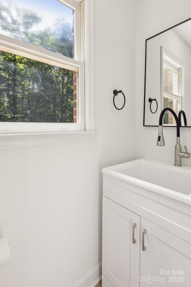 3090 Goblet Rd, Richburg, SC 29729 - bathroom with vanity and baseboards
