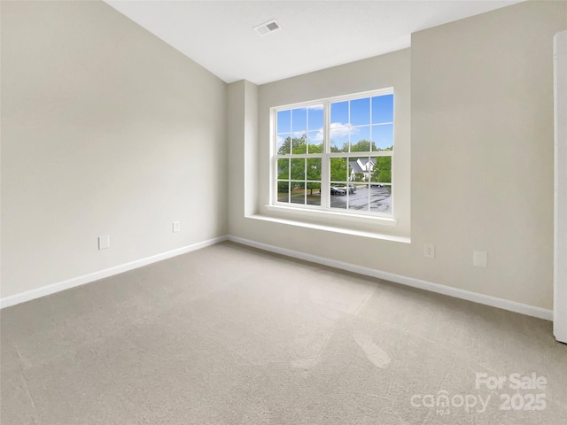 14123 Tranters Creek Ln, Charlotte, NC 28273 - carpeted spare room with baseboards and vaulted ceiling