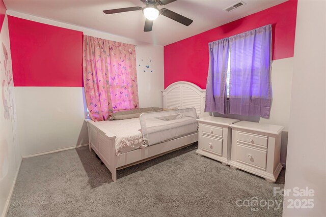 901 Echo Glen Rd, Charlotte, NC 28213 - bedroom featuring carpet and a ceiling fan