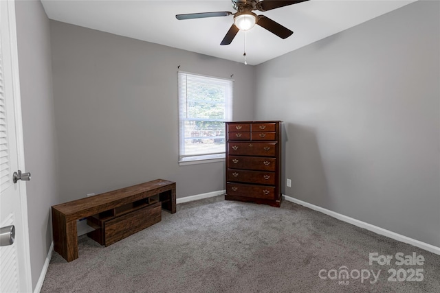 901 Echo Glen Rd, Charlotte, NC 28213 - bedroom featuring carpet flooring, baseboards, and ceiling fan