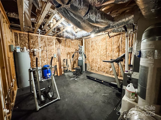 171 View Ridge Parkway, Leicester, NC 28748 - workout room featuring water heater