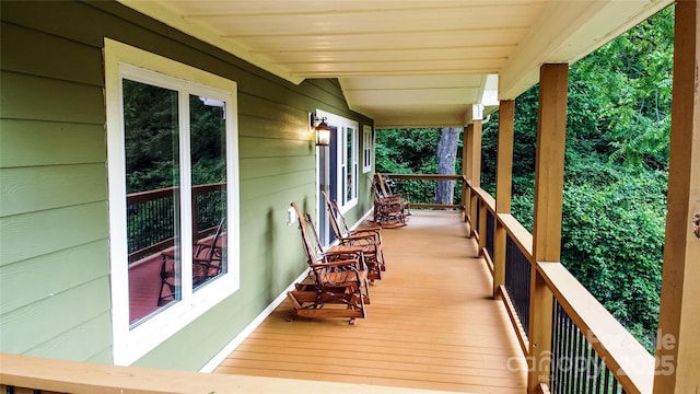 171 View Ridge Parkway, Leicester, NC 28748 - view of wooden porch