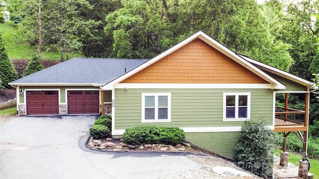 171 View Ridge Parkway, Leicester, NC 28748 - craftsman-style house with asphalt driveway and a garage
