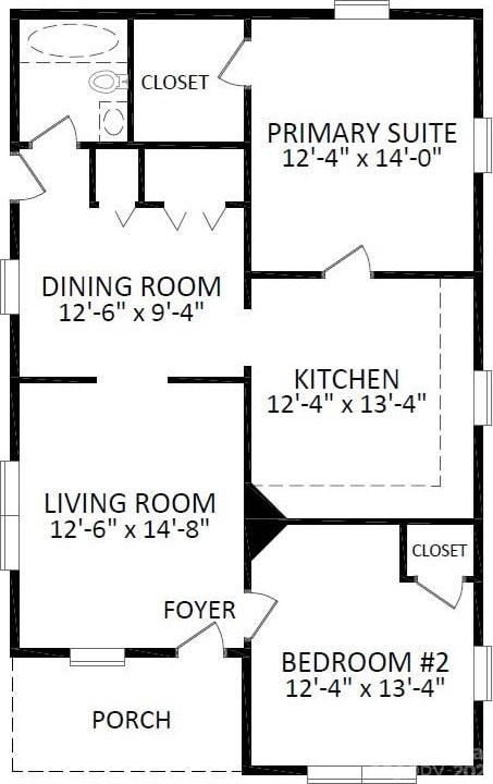 210 E 5th Ave, Gastonia, NC 28054 - room layout