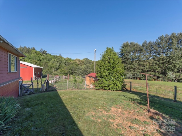 78 Hardin Ln, Clyde, NC 28721 - view of yard with a view of trees and an outbuilding
