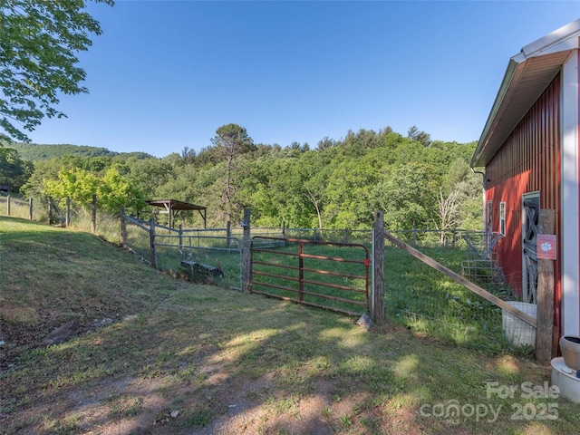 78 Hardin Ln, Clyde, NC 28721 - view of yard with a view of trees