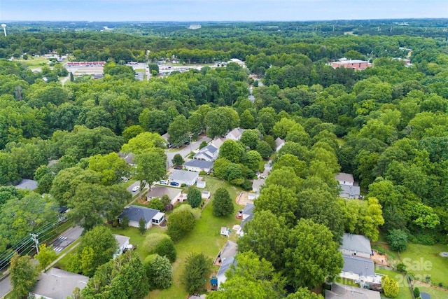 122 Pratt St, Belmont, NC 28012 - aerial view of a heavily wooded area