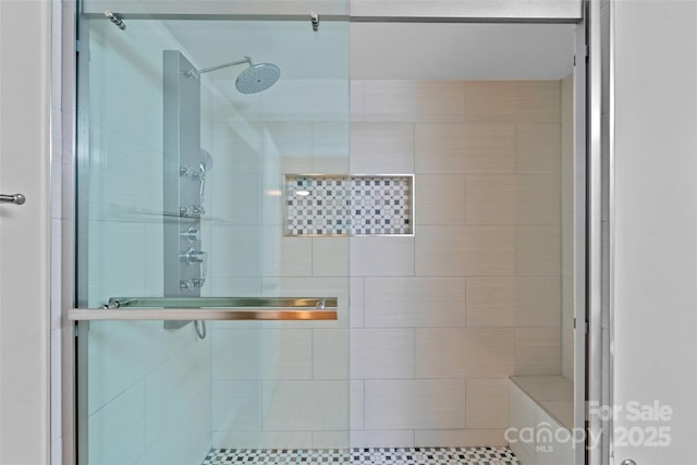28 Reynolds School Rd, Asheville, NC 28803 - bathroom featuring a stall shower
