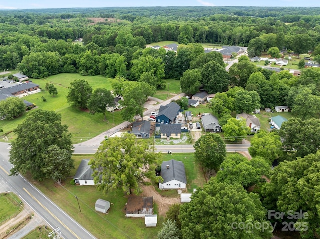 1406 Upper Enochville Rd, Kannapolis, NC 28081 - aerial view of residential area with a forest