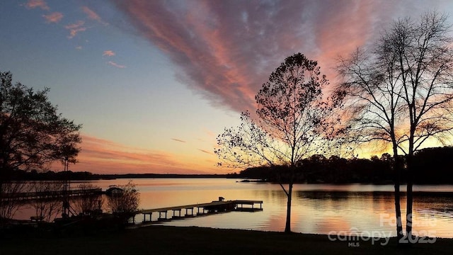 4574 Ivy Run Ln, Denver, NC 28037 - dock featuring a water view