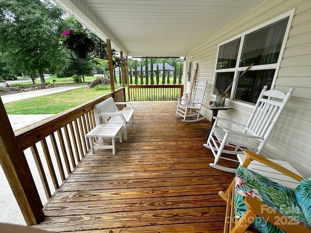 4574 Ivy Run Ln, Denver, NC 28037 - view of wooden porch