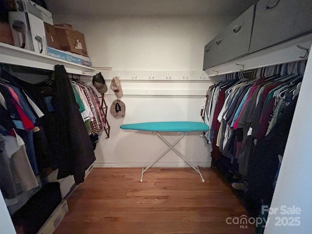 4574 Ivy Run Ln, Denver, NC 28037 - spacious closet featuring wood finished floors