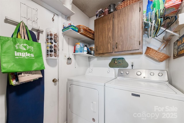 16 Fieldstone Ct, Arden, NC 28704 - washroom with washing machine and clothes dryer and cabinet space