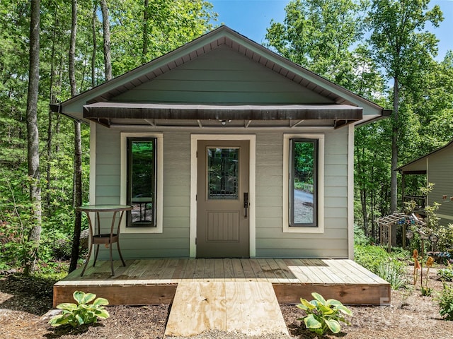 105 Blackberry Ln, Fairview, NC 28730 - view of outbuilding with a porch
