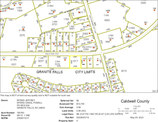00 Falls Ave, Granite Falls, NC 28630