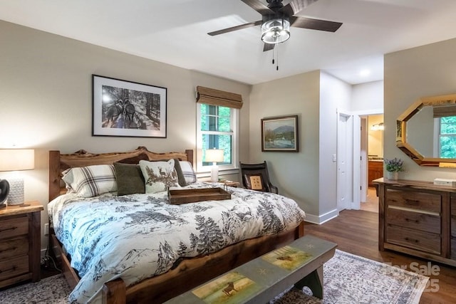 45 Boulder Creek Ln Unit 28, Tuckasegee, NC 28783 - bedroom featuring multiple windows, wood finished floors, and baseboards