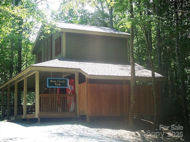45 Boulder Creek Ln Unit 28, Tuckasegee, NC 28783 - view of home's exterior featuring a shingled roof