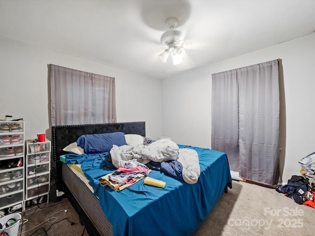 1004 E 8th Ave, Gastonia, NC 28054 - carpeted bedroom with ceiling fan