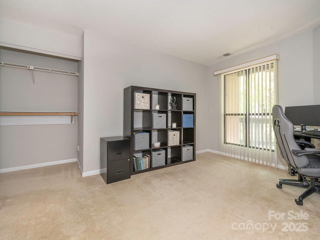 8208 Cedar Glen Dr, Charlotte, NC 28212 - office featuring carpet and baseboards